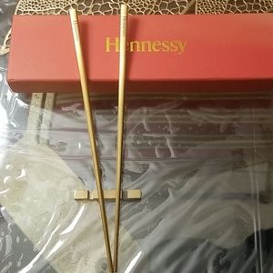 Hennessy Branded Gold Chopsticks